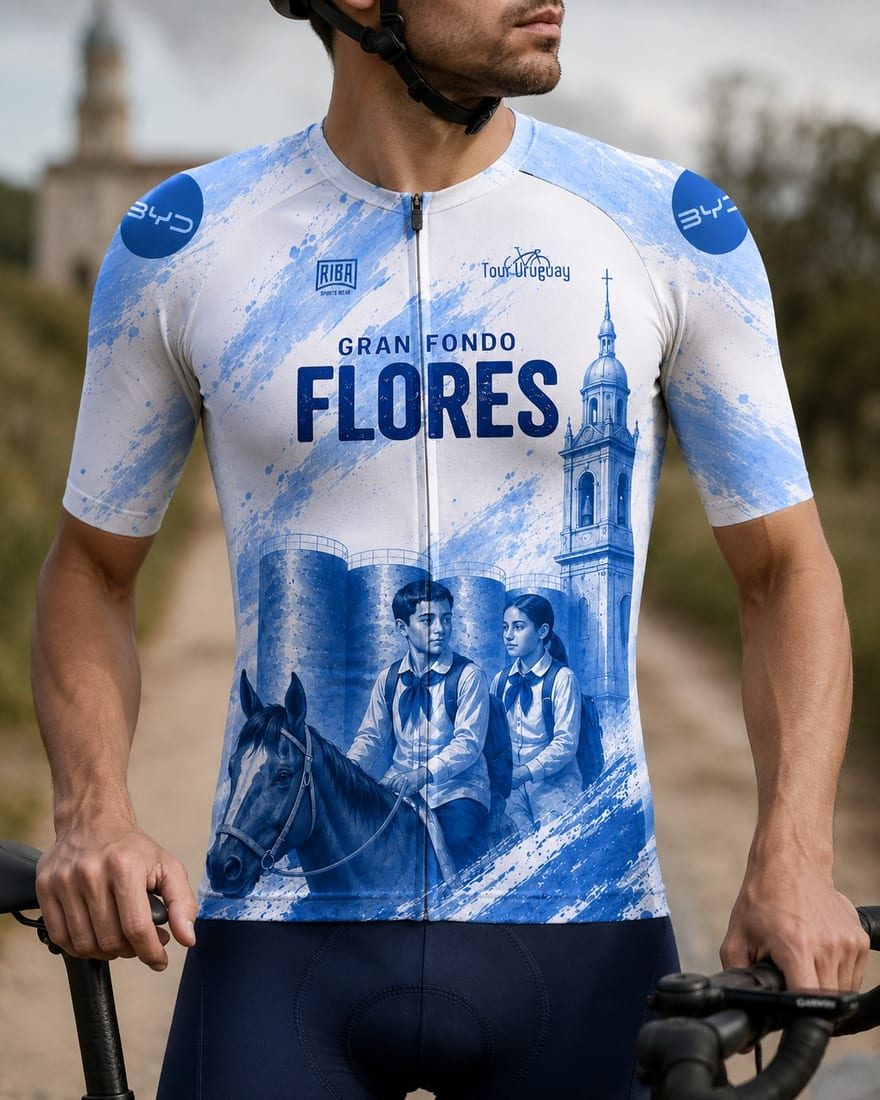 Maillot oficial del Gran Fondo Flores